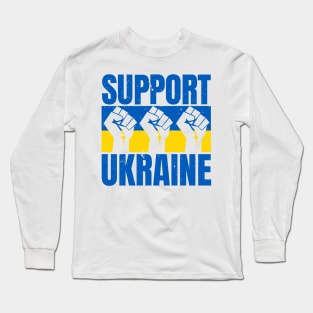 Support Ukraine, Stand With Ukraine Long Sleeve T-Shirt